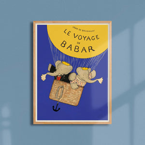 Affiche le voyage de Babar