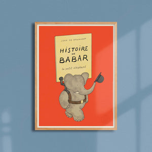 Poster Histoire de Babar le petit éléphant