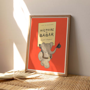 Poster Histoire de Babar le petit éléphant